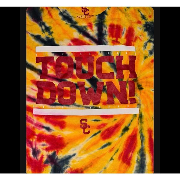 USC Trojans Football Tie-Dye Tee - Picture 3 of 4
